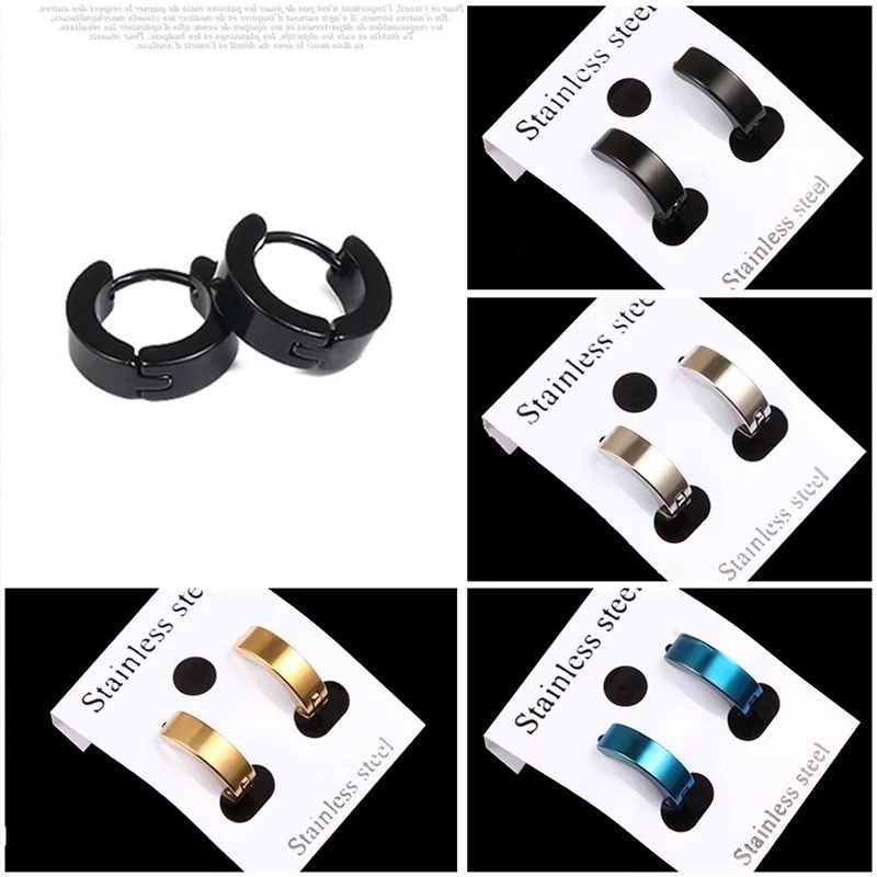 Anting Tusuk 2 Pcs Ala Korea Anti Karat Cowok Dan Cewek