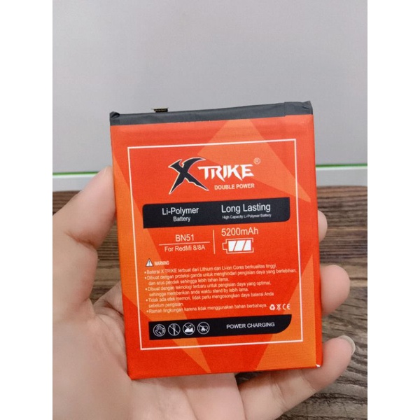 BATRE XTRIKE XIAOMI REDMI 8 / 8A BN51