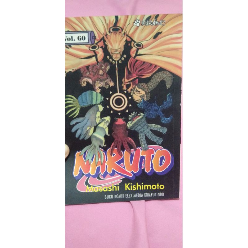 komik naruto original bekas vol 60