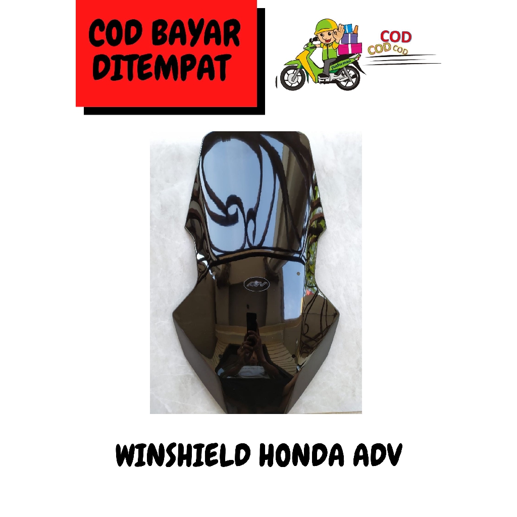 Winshield visor honda adv 150 ABS CBS balck series MHR