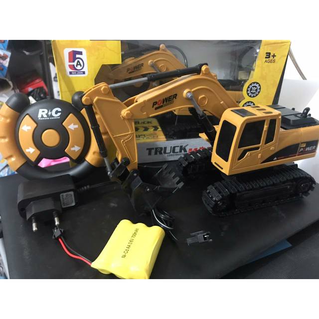 Remote Control Mini truck Construction  / Mainan anak RC Truck keruk  Mini