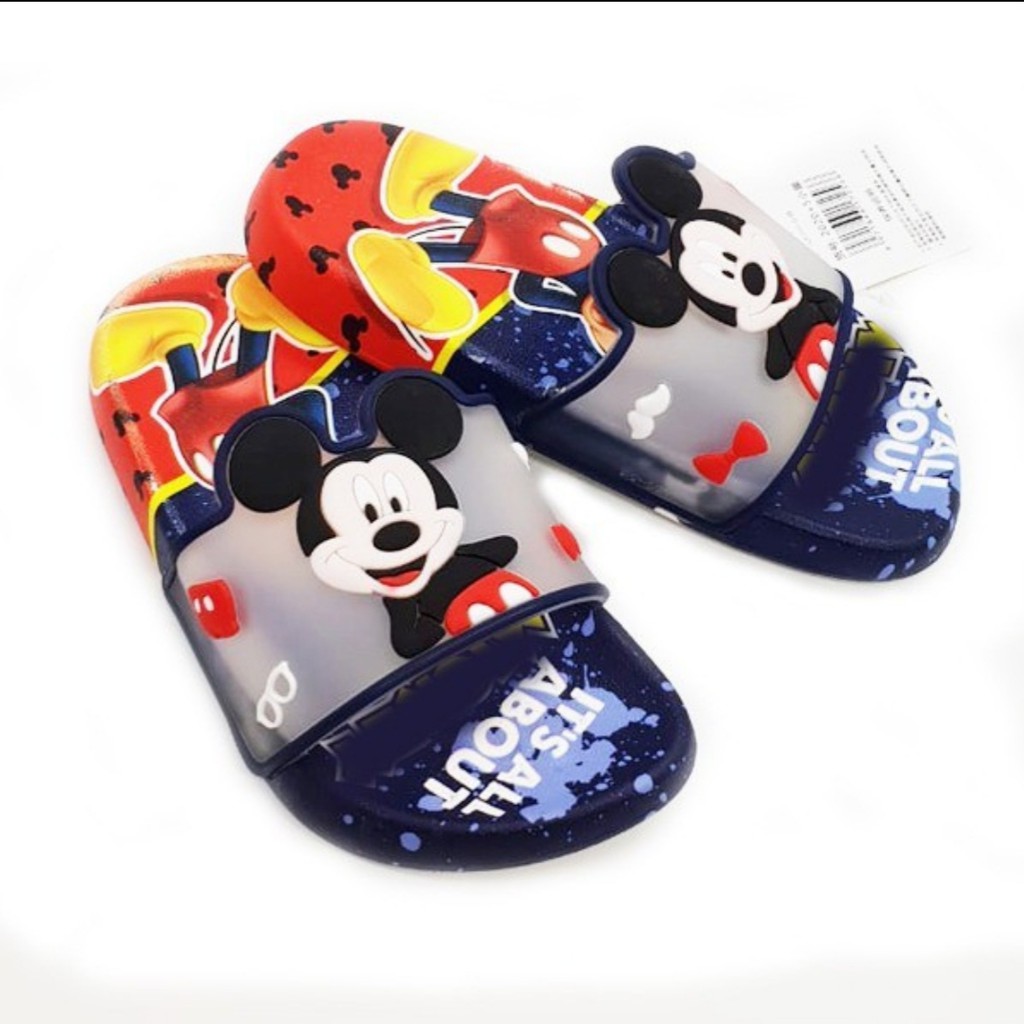 Sandal Anak Laki-laki FlipFlop Karakter Kartun Cute Mickey Size 26-30