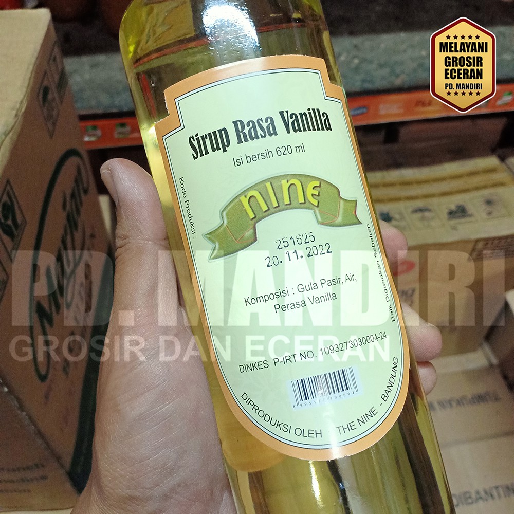 

NINE SIMPLE SYRUP VANILLA 620 ML