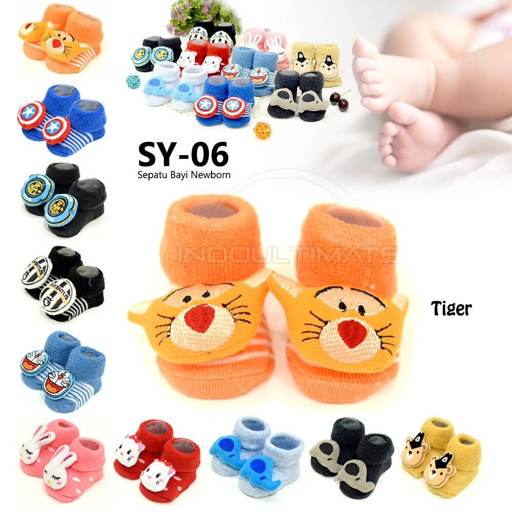 Kaos Kaki Bayi Karakter 3D Sepatu Bayi Baru Lahir Kaus Kaki Bayi Kartun Alas Bayi Baru Lahir SY-06