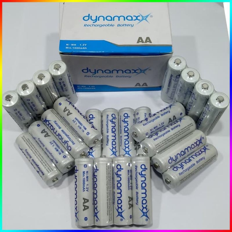 baterai cas ces dynamax AA 1000mah rechargeable battery charge batre