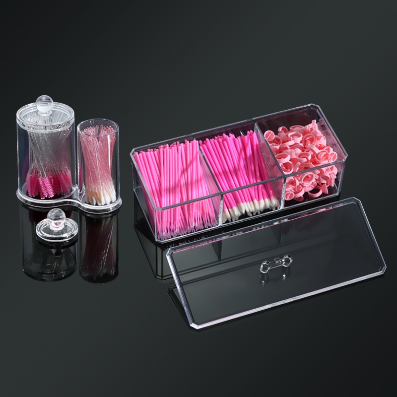 Kotak Penyimpanan Bulu Mata Palsu Bahan Akrilik Ukuran Besar