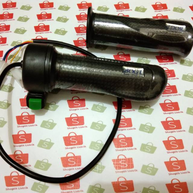 Handle Gas Tombol untuk Sepeda/Motor Listrik. BERGARANSI