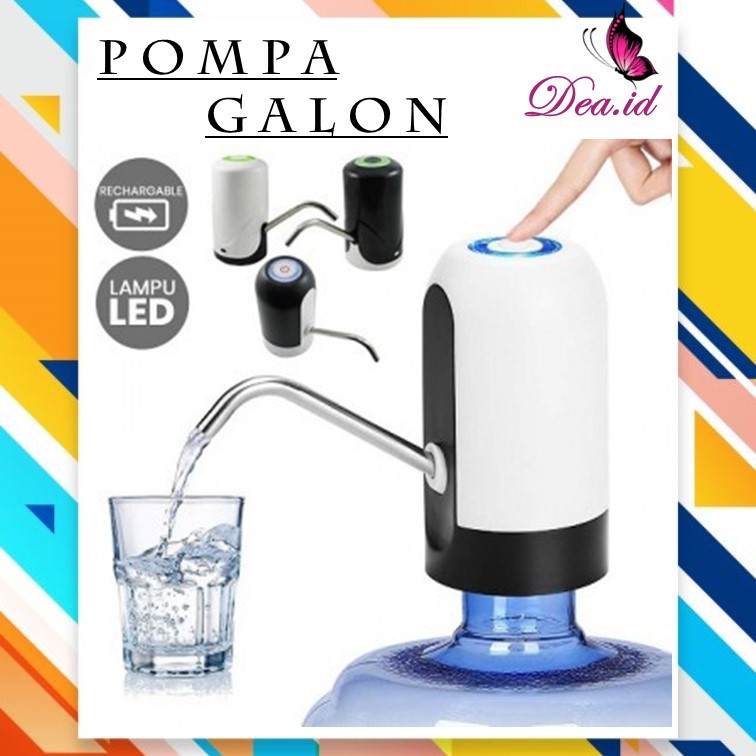 [DEASHOP] DISPENSER/POMPA AIR ELEKTRIK/PORTABEL WATER PUMP CHARGE - Pompa Air Minum USB