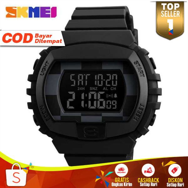 SKMEI 1304 Original Jam Tangan Pria Digital Sporty Jamtangan Cowok Skimai Sport Olahraga Waterproof