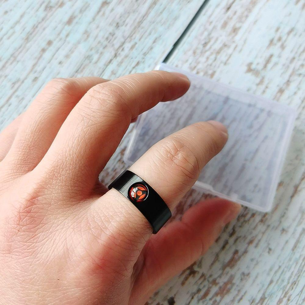 Nickolas1 Cosplay Cincin Desain Kartun Kepribadian Hadiah Anak Laki-Laki Itachi Gadis Perhiasan Aksesoris