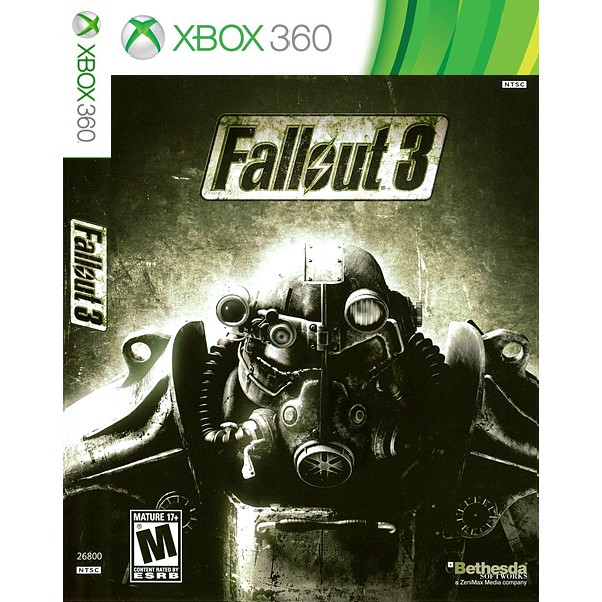 Game Fallout 3 XBOX 360 for Jtag/RGH (Game Data DVD Kaset)