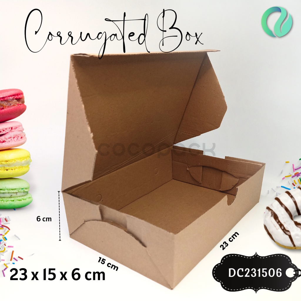 

Paper Box Corrugated Die Cut Gift Hampers Serbaguna 23x15x6cm 10 PCS