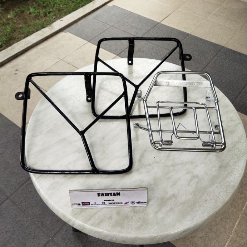 Rak Besi Samping Depan Yamaha YT 115 rxs rx bracket breket keranjang yt115 rx special tas side bag