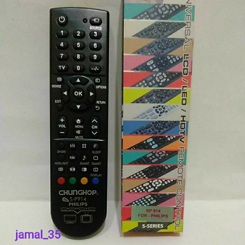 REMOTE REMOT TV PHILIPS LED/LCD/HDTV MULTI TANPA PROGRAM