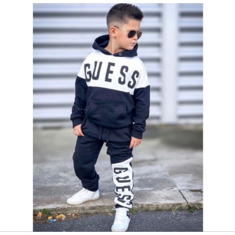 Hoodie Set| Setelan Sweater Hoodie Musim Dingin Anak Laki-laki Dan Perempuan 1-5 Tahun Terbaru