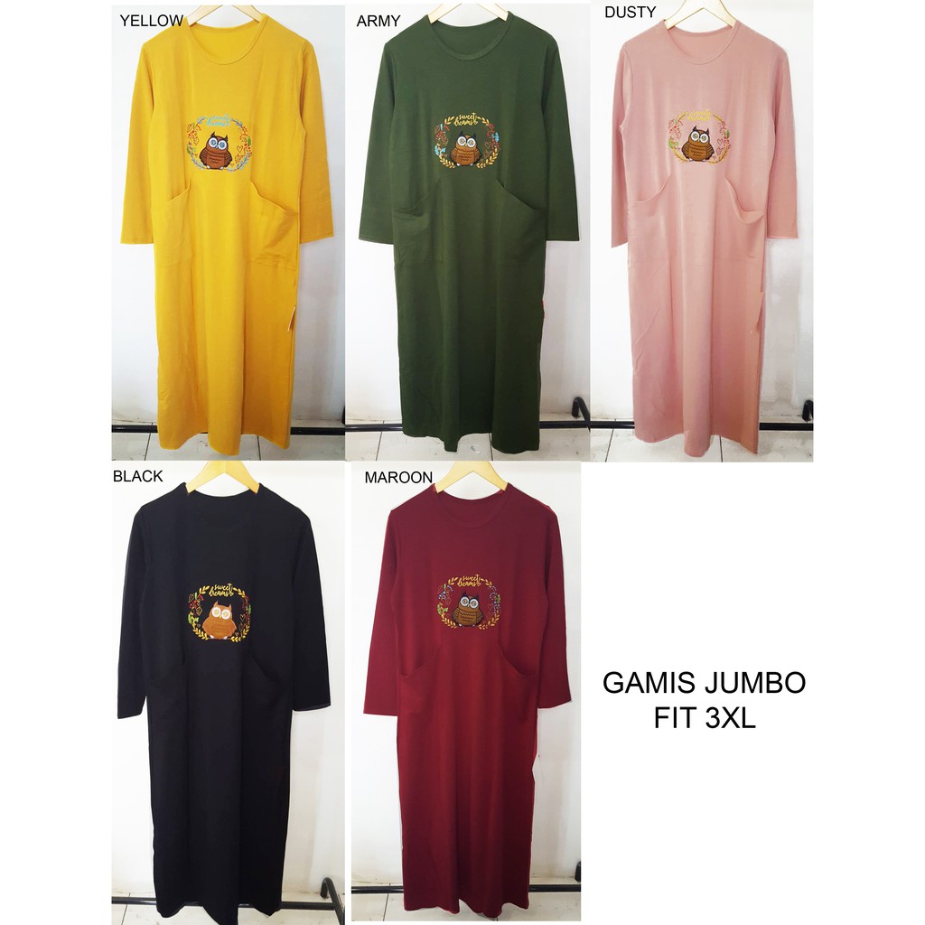Baju Bigsize - GAMIS BIGSIZE | GAMIS JUMBO | GAMIS 3XL | K27147
