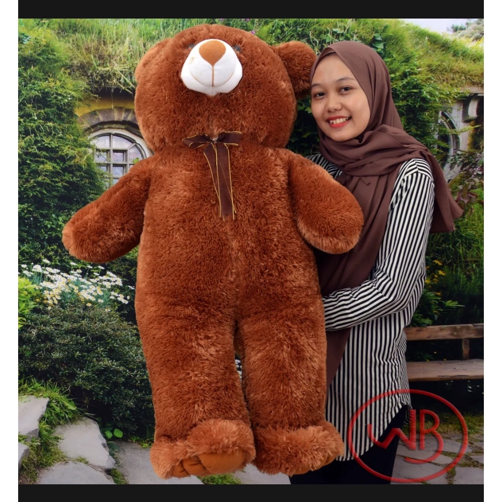 Boneka teddy jumbo 1 meter / boneka teddy bear jojon / boneka kualitas import boneka beruang viral