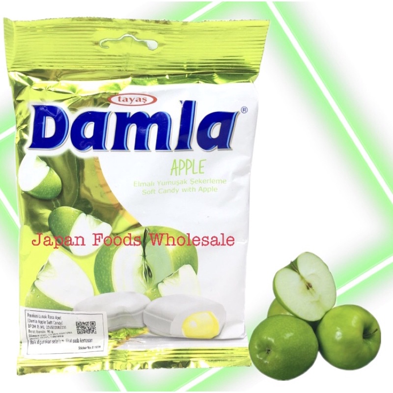 

Tayas Damla Apple Soft Candy / permen impor / permen buah / permen