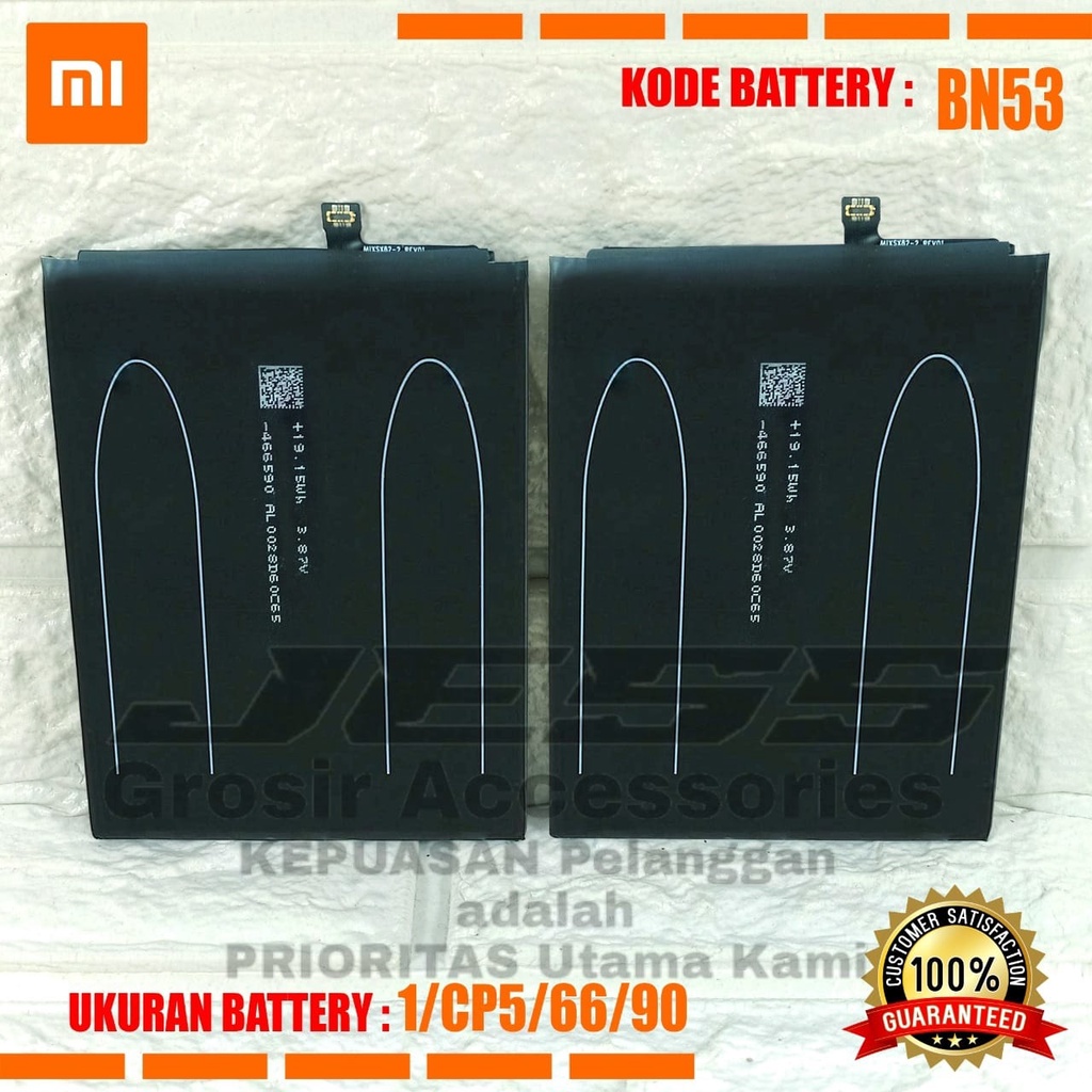 Baterai Original Xiaomi Redmi Note 9 Pro - Note 10 Pro - Pocophone Poco M2 Pro Kode Battery BN53 BN-53