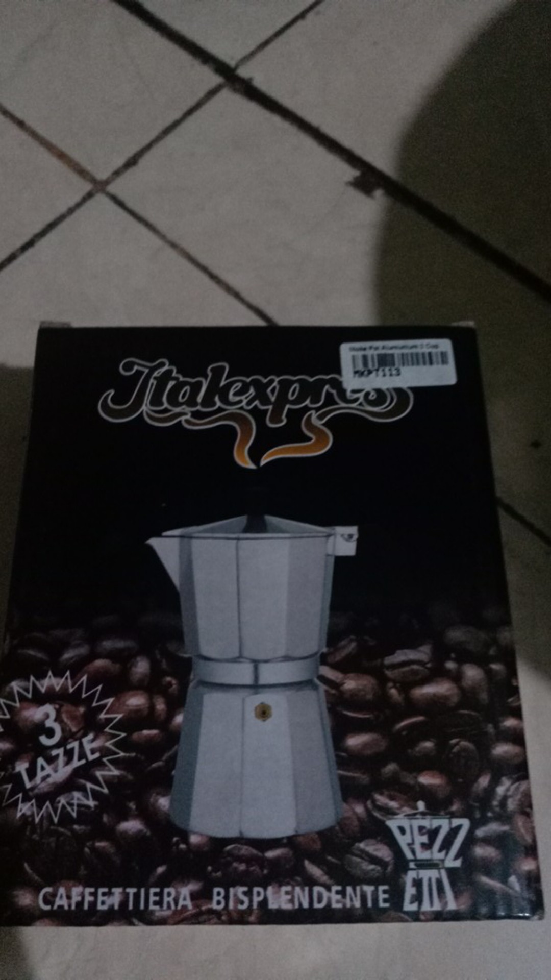 Coffee Pot /teko Kopi/ Espresso Pot /moka Pot Alumunium 3 Cup Ekonomis