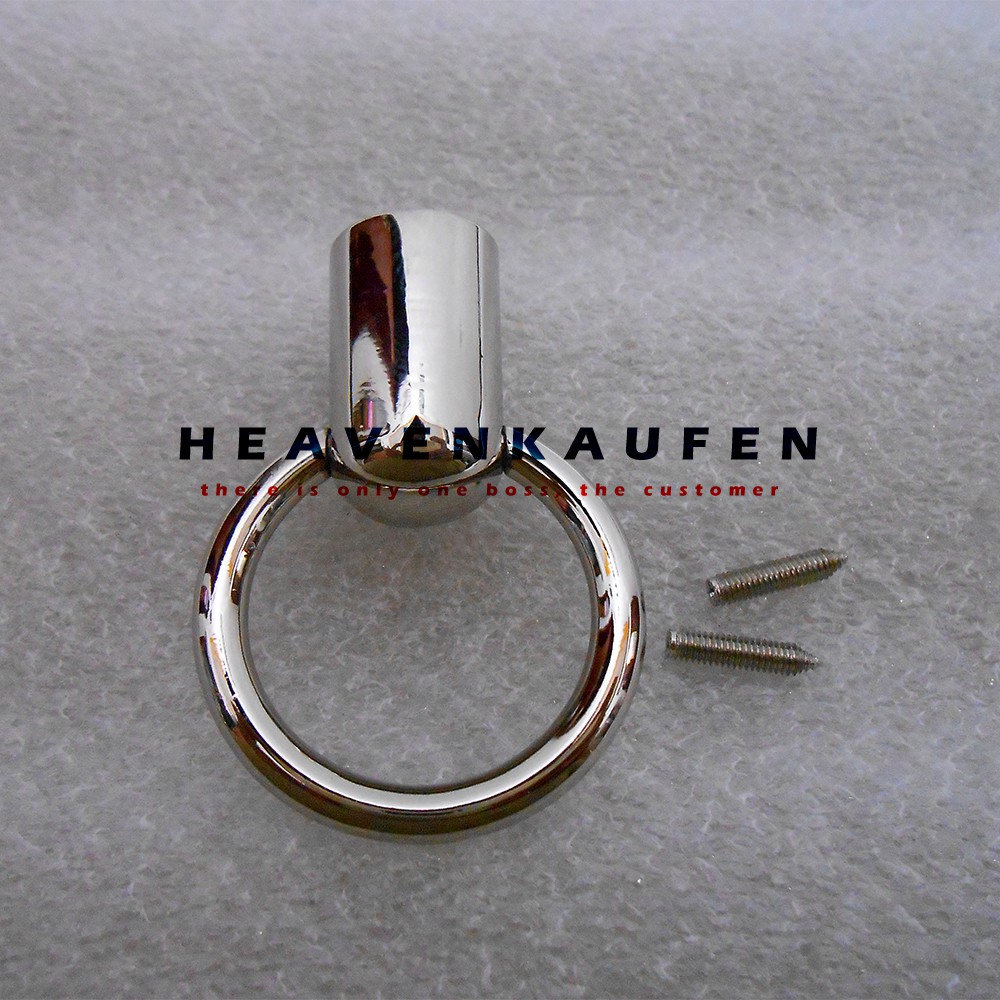 Ujung Handle Tas Bulat Warna Silver / Nikel Tebal Bagus Diameter Lubang 1,1 cm