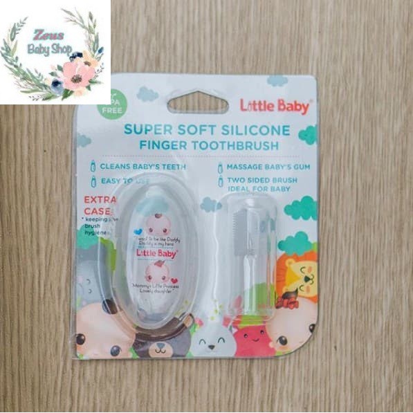 Little Baby Sikat lidah bayi finger toothbrush silicone ZEUS