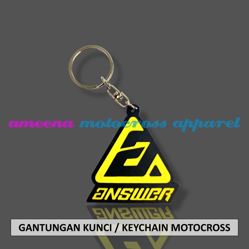 Gantungan Kunci Motocross - Keychain Trail MX - Gantungan Kunci Trabas - Keychain Enduro - Souvenir Trail - Keychain Souvenir - AN004