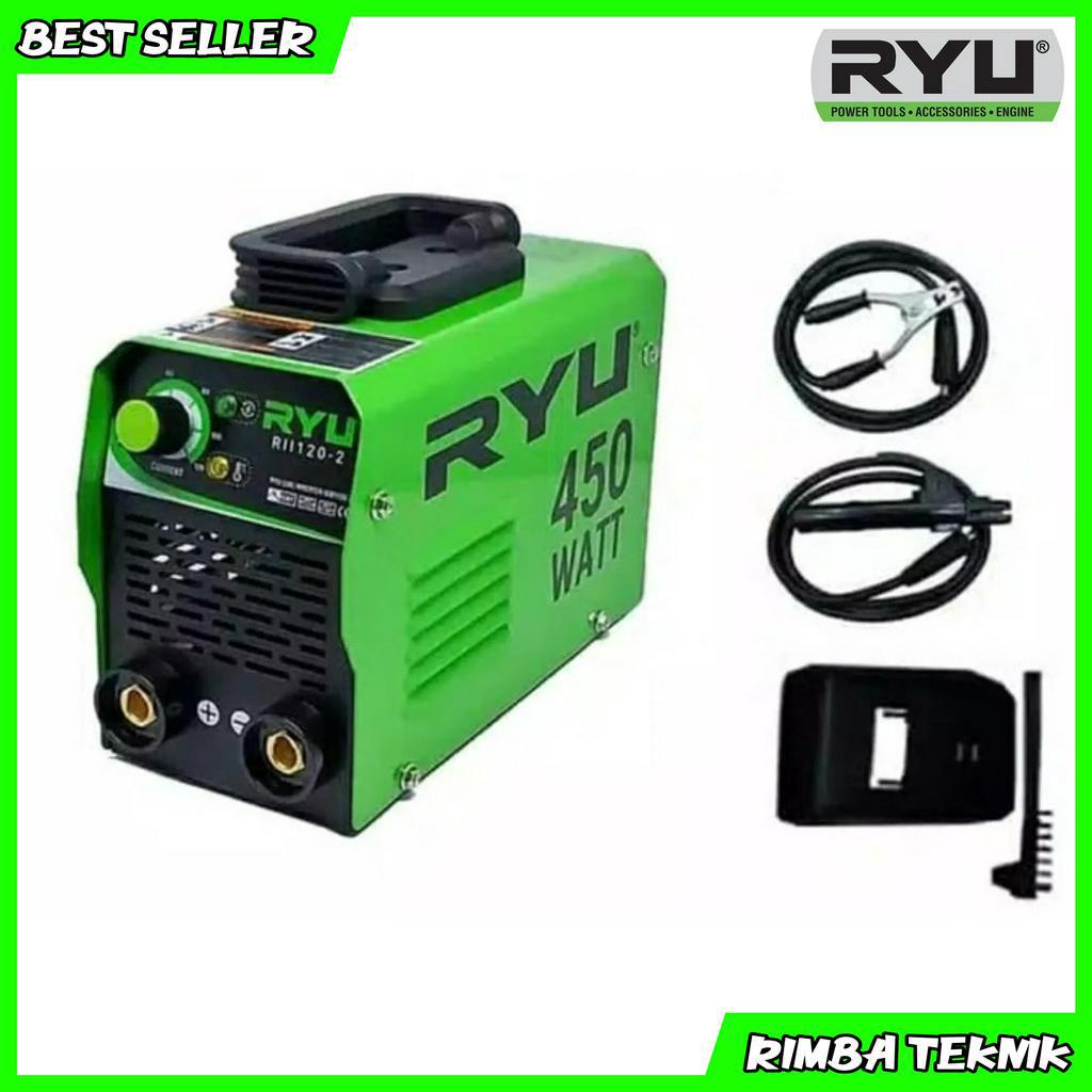 PROMO RYU Mesin Las Inverter MMA 120 IGBT 450 watt / Mesin las / Mesin trafo las / welding