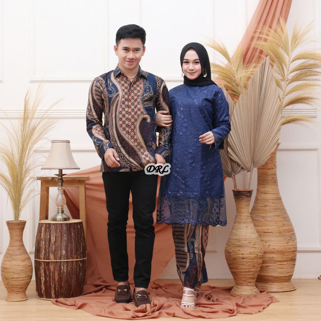 Kebaya Lamaran  Baju  Tunangan Sarimbit Kondangan Couple 