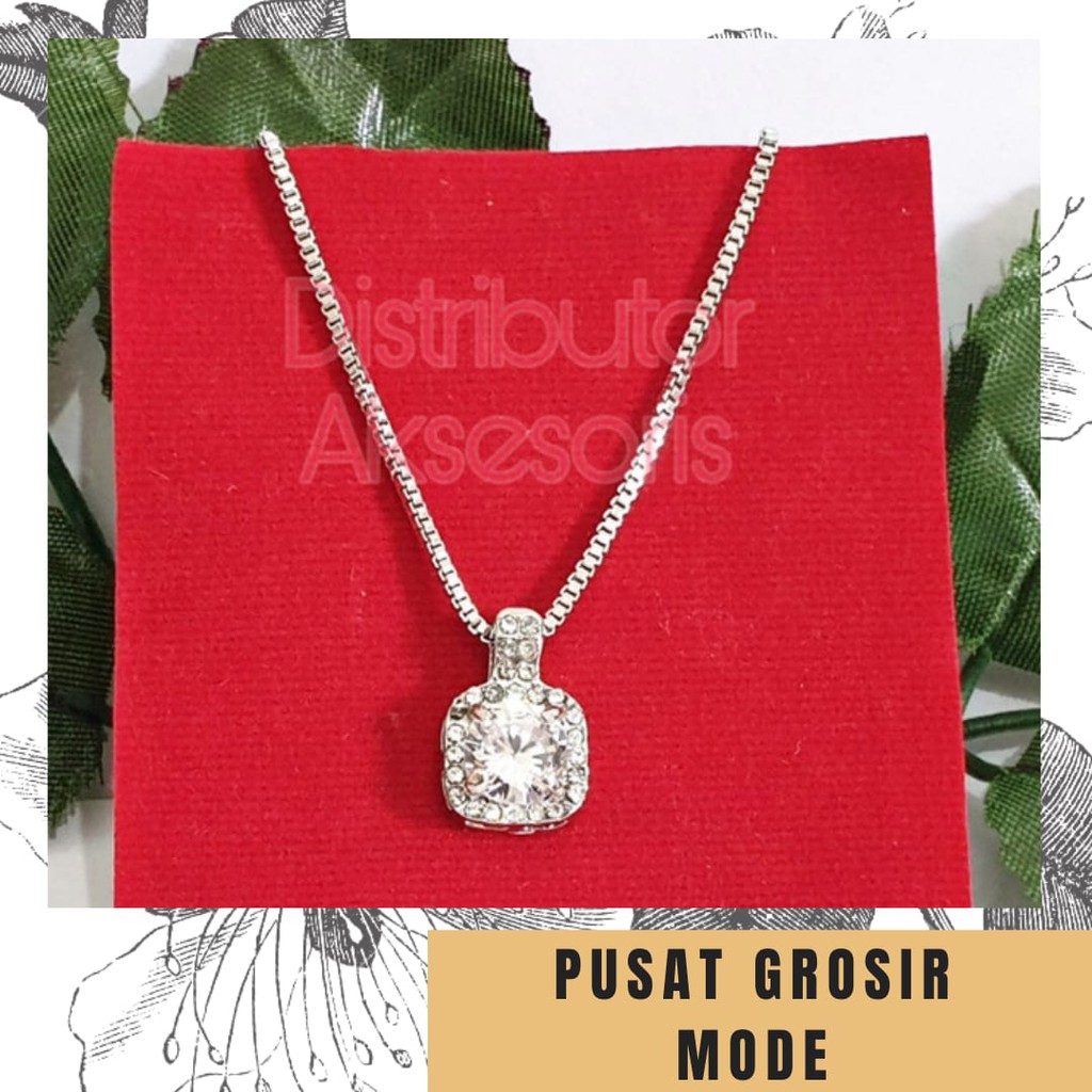 Kalung Bertabur Permata Berkilau Cantik PGM K56