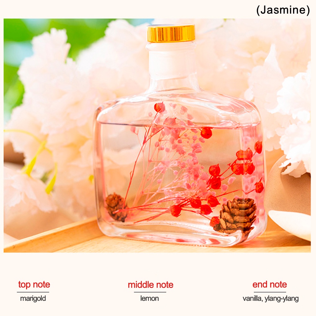 INONE Reed Diffuser Set with Sticks  100ml/50ml Aromatherapy Oil untuk Kantor Ruang Tamu Decor Kamar Tidur Aromatherapy Cocok di Hadiah & Stress Relief-7