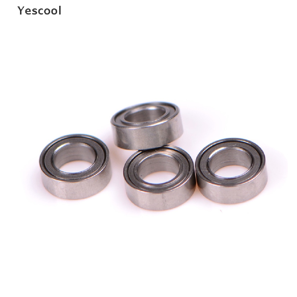 Yescool 4pcs MR74ZZ ball bearing MR74ZZ 4x7 X 2.5 4x7 X 2.5mm Bahan metal