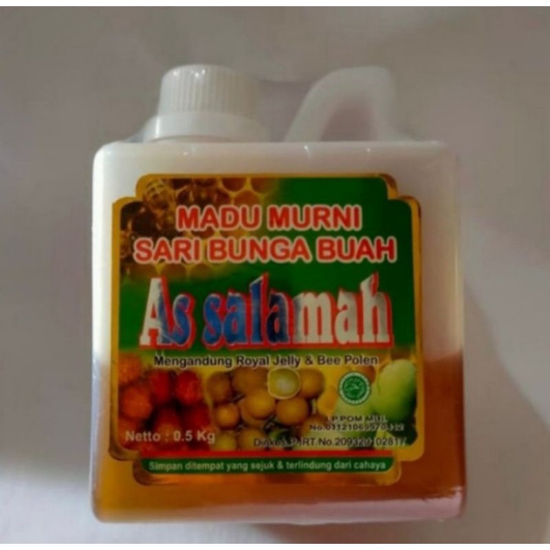 

Madu Murni Sari Bunga Buah As Salamah 500gr