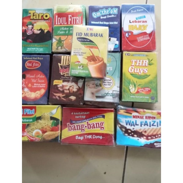 

Amplop THR motif per pack isi 40pcs
