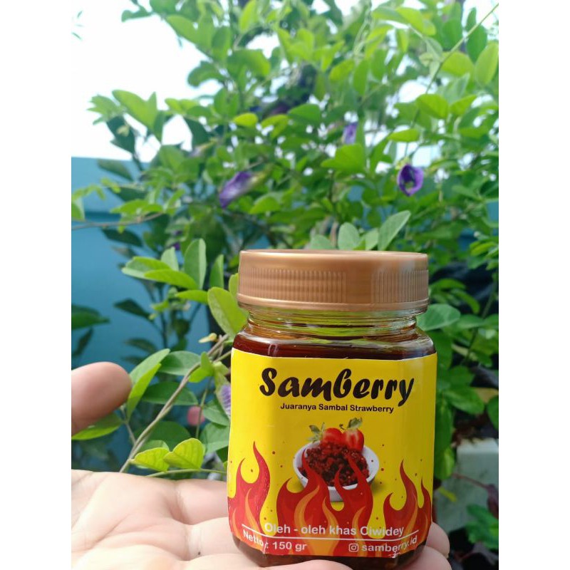 

Sambal strawberry pedas Oleh oleh khas ciwidey
