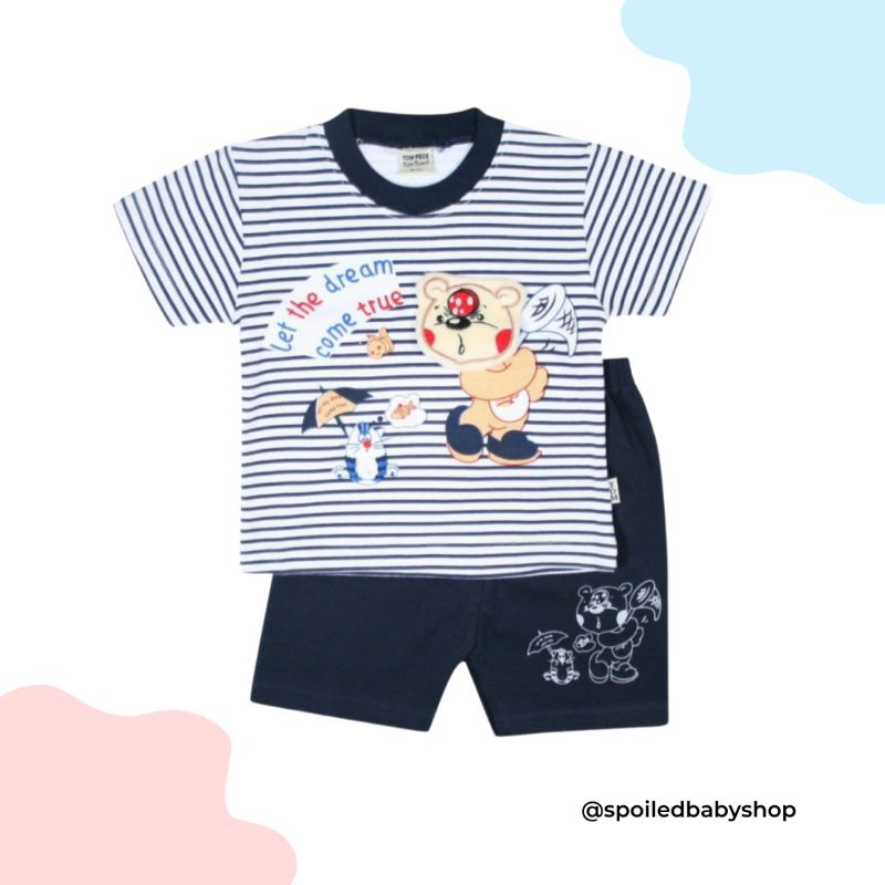 Baju Set Oblong Anak Laki laki TP-5041 / baju anak cowok murah /baju anak jalan jalan