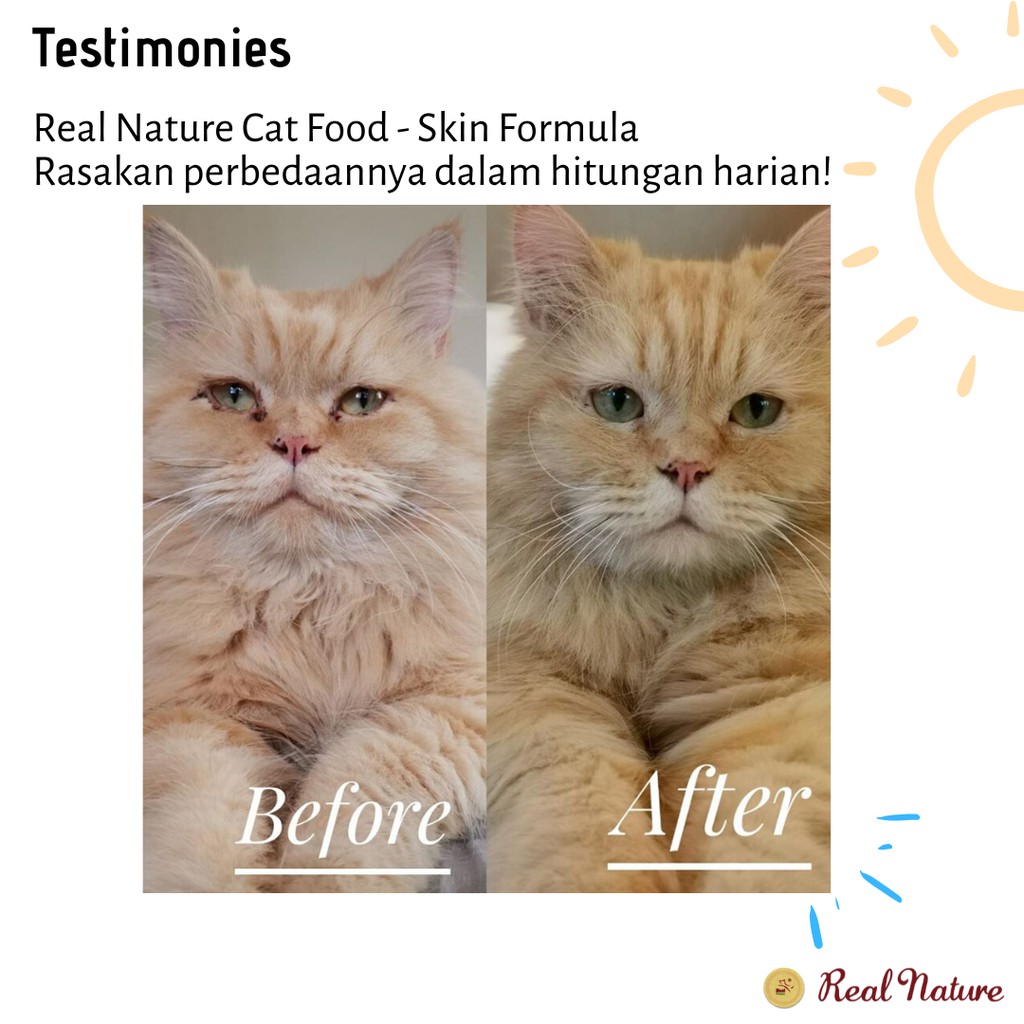 RealPower - Real Nature Makanan Kucing Paket Hemat (2.5kg) | Holistic &amp; Grain-Free Cat Food