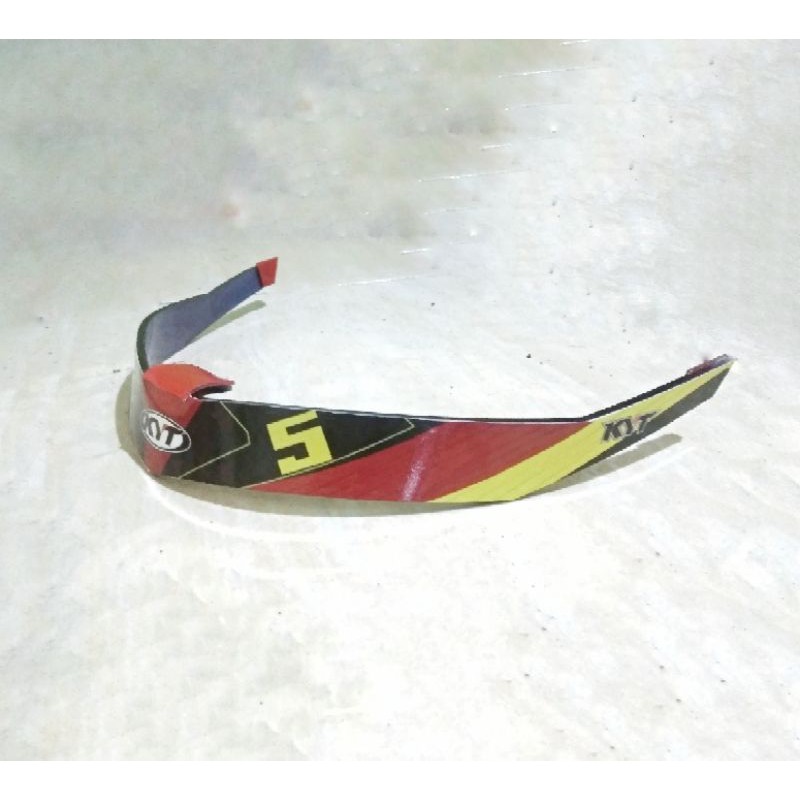 Spoiler Helm KYT TTC / TT Course Jaume Masia Acrylic