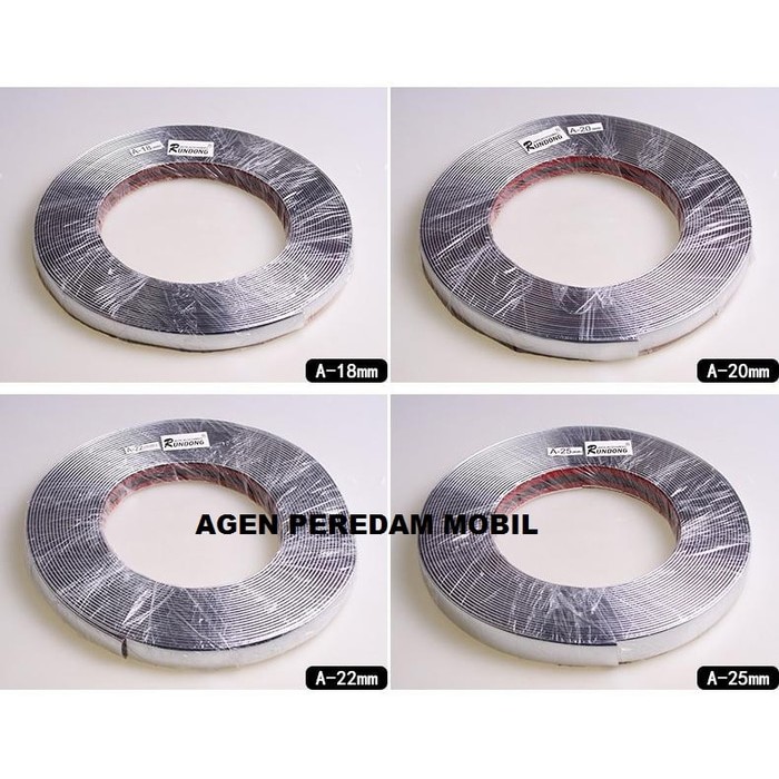Diskon List Chrome Mobil LEBAR 30 mm X Panjang 15 Mtr