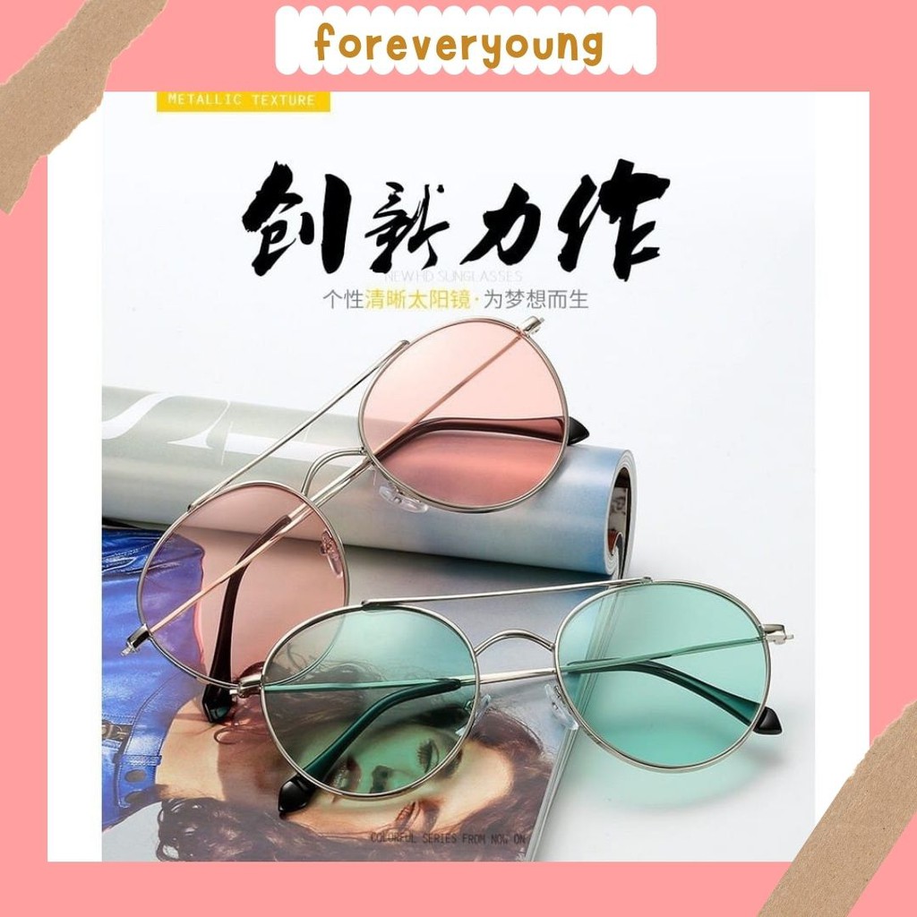 (Fy) COD TERMURAH KACAMATA IMPORT KACAMATA FASHION  PRIA WANITA NEW SUNGLASSES IMPORT REAL PIC