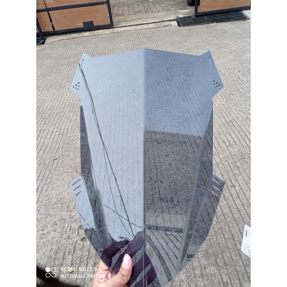 WINDSHIELD VISOR TOURING BENING SMOKE 50CM VERZA NVL VIXION MT25  NVL VIXION YAMAHA NEW VIXION | FZ150I VISOR CUSTOM VISOR VIXION WINDSHIELD VISOR VIXION VARIASI VIXION VISOR TOURING WINDSHIELD TOURING BYSON NEW VISOR BYSON YAMAHA