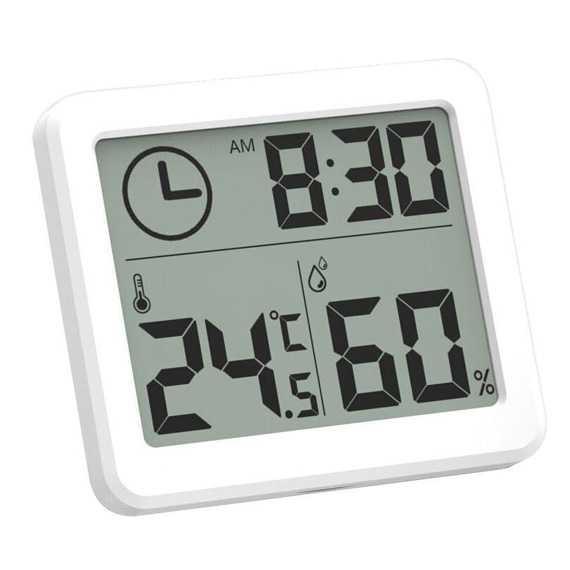 Jam Digital Meja Dinding Thermometer Hygrometer Sensor - ZL20