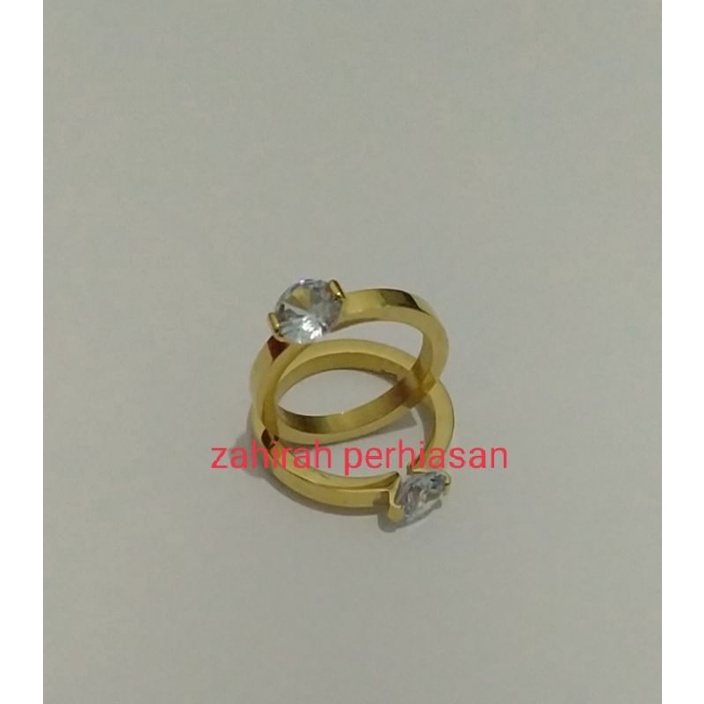 CINCIN WANITA COIN MATA SATU ANTI LUNTUR 880