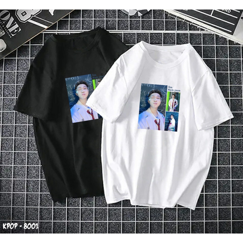 T-SHIRT / KAOS KPOP BTS / PERSONIL RM / REAL PICTURE / COMBED 30S