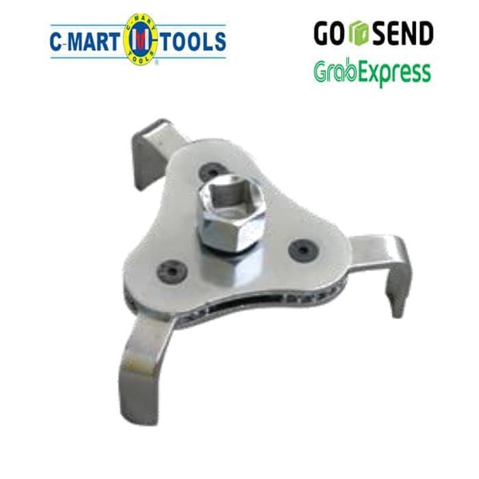 3-prong oil filter wrench (flat)/Kunci Filter Oli FLAT C-Mart CS0005