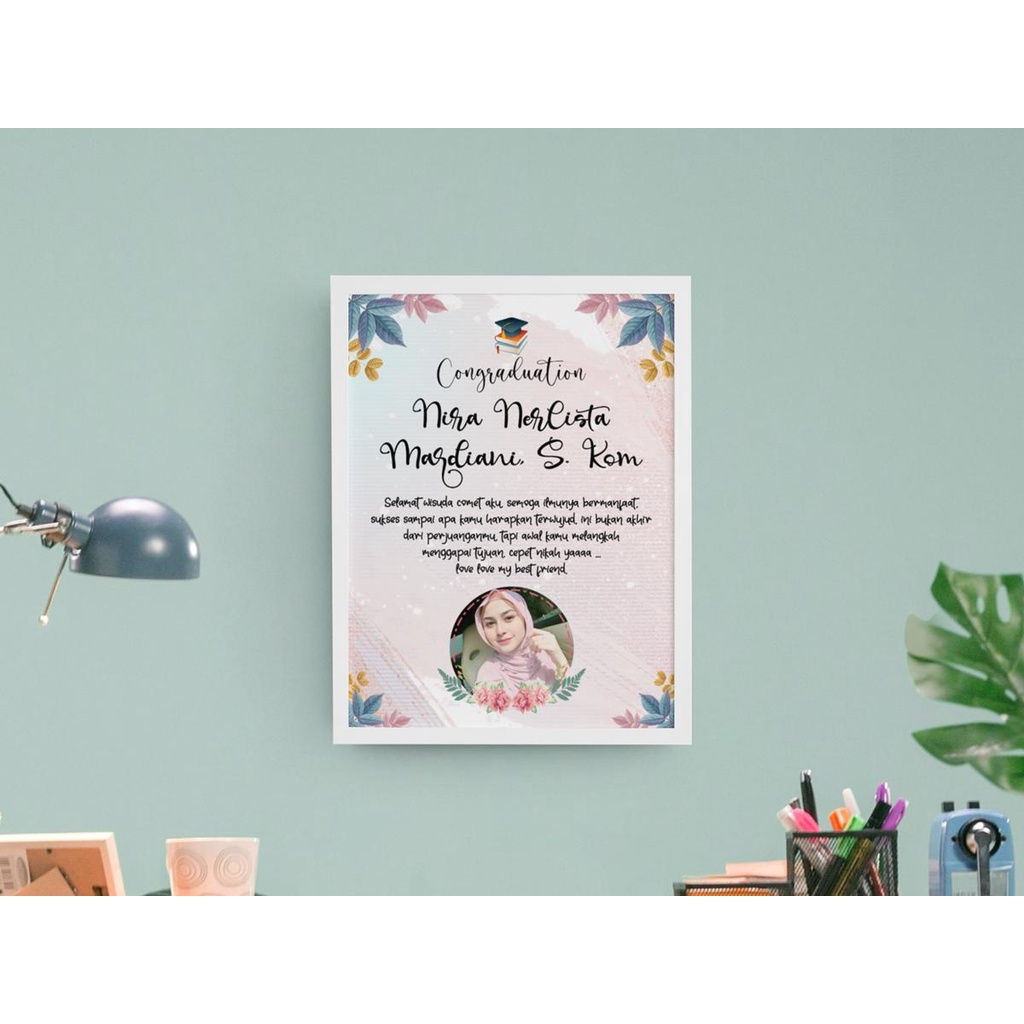 Kado Wisuda Cetak Foto Custom