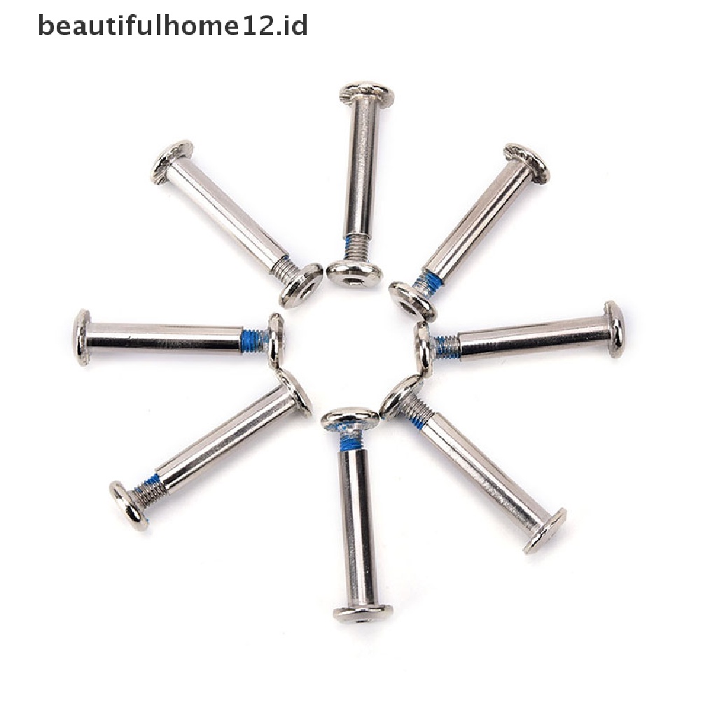 【beautifulhome12.id】 8x/set inline roller axles blades screws skate wheel bolts for skate shoes .