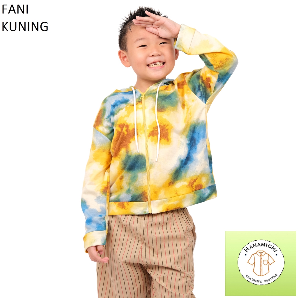 Hanamichi KANI Hoodie Anak Lengan Panjang