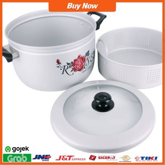 PANCI KUKUS STEAMER 26CM STEAMER MASPION kukusan dandang ukuran 26cm Panca Guna penanak tim bj154