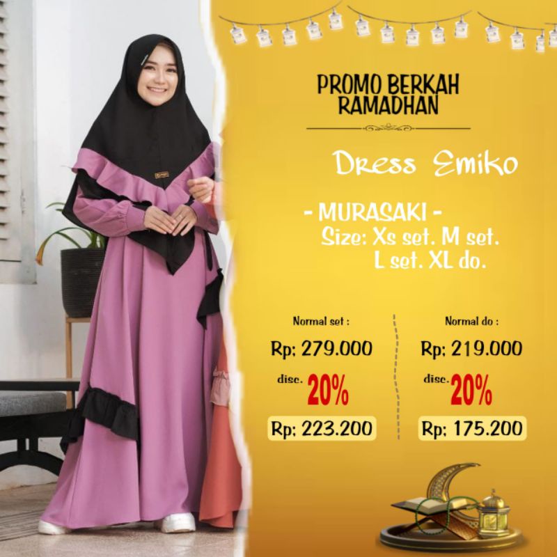 Emiko dress by Emka hijab